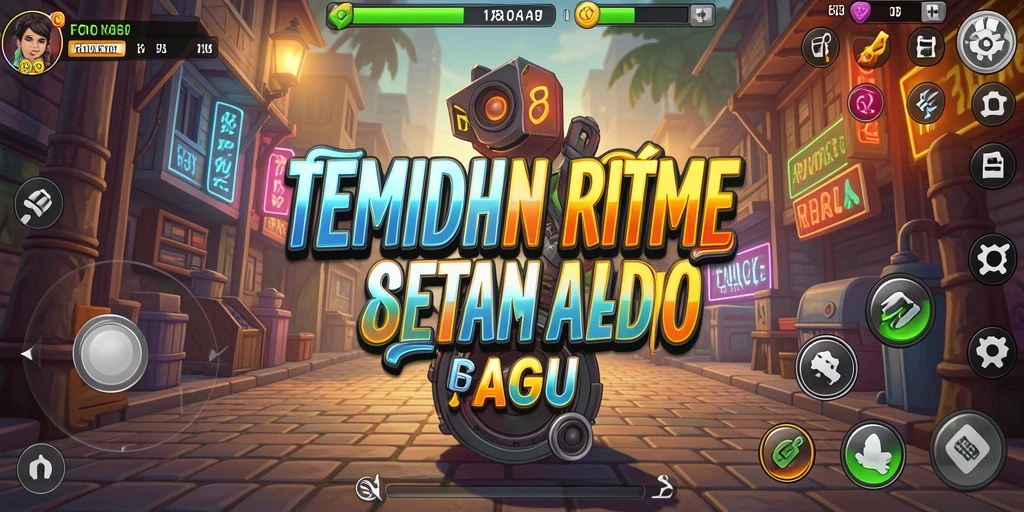 Tangkapan layar gameplay FO8 menampilkan interaksi musik yang menyenangkan.