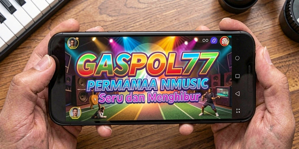 Tampilan gameplay seru dari GASPOL77 dengan berbagai lagu menarik.