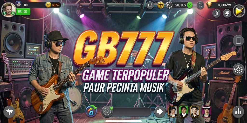 Screenshot utama menunjukkan gameplay yang dinamis dan menarik dari GB777.