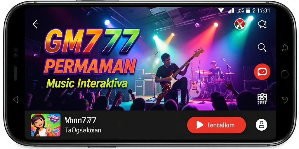 Tampilan gameplay yang mengasyikkan dengan alunan musik.