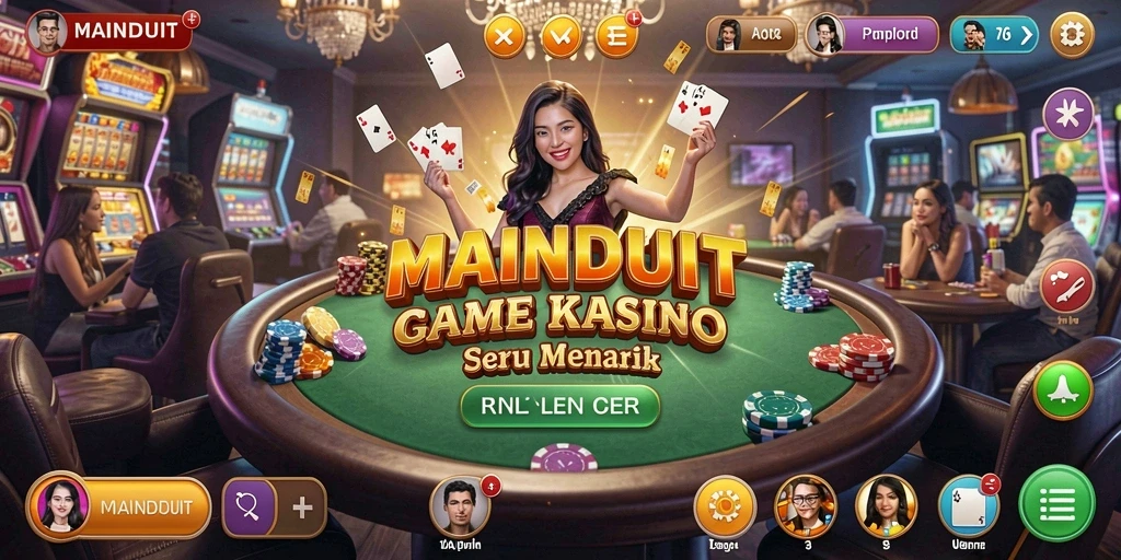 Tampilan gameplay seru di MAINDUIT dengan visual yang memukau.