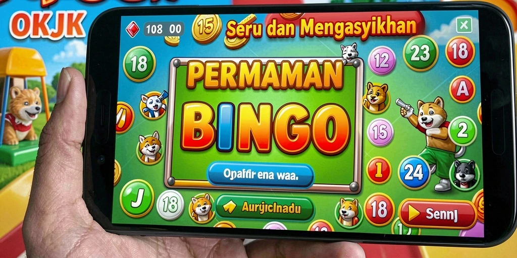 Tampilan menarik dari gameplay Bingo di OKJK.