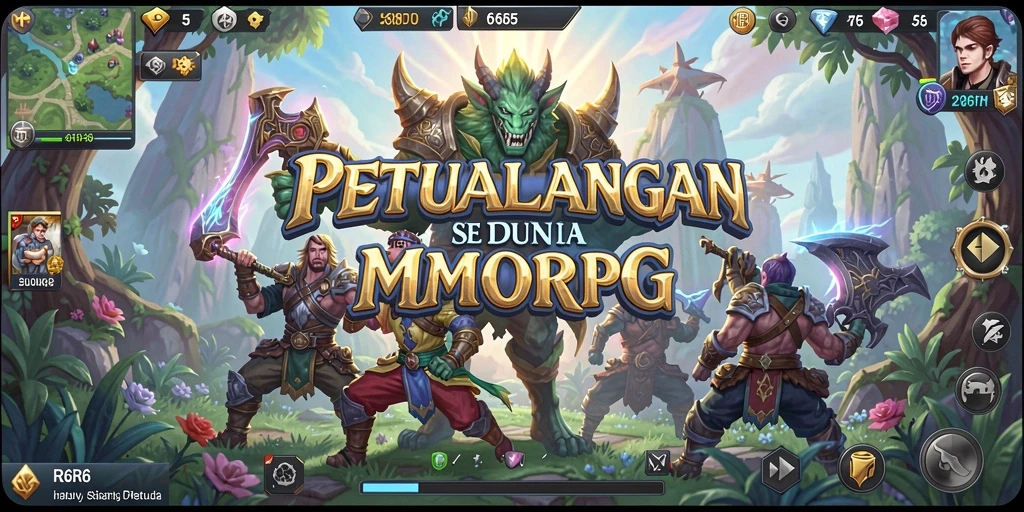 Tangkapan layar utama R6R6 menampilkan aksi pertarungan yang mendebarkan.