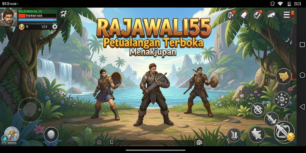 Screenshot gameplay RAJAWALI55 yang menampilkan petualangan Open World yang menakjubkan.