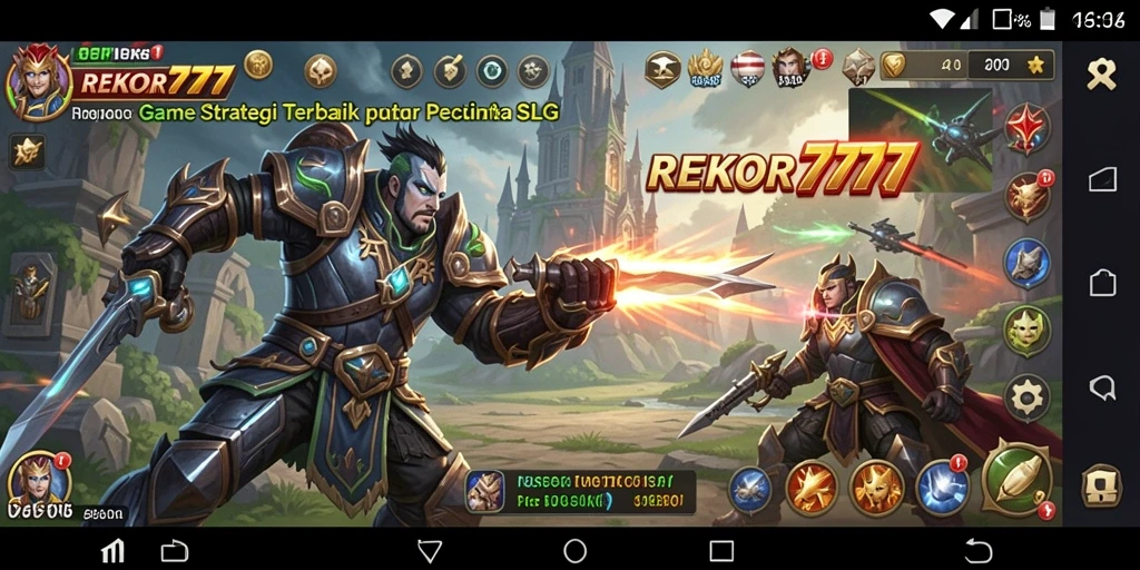 Tampilan gameplay seru dalam REKOR777 yang menarik.