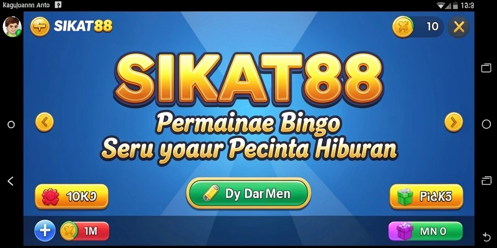 Tampilan gameplay SIKAT88 yang mengasyikkan saat bermain Bingo.