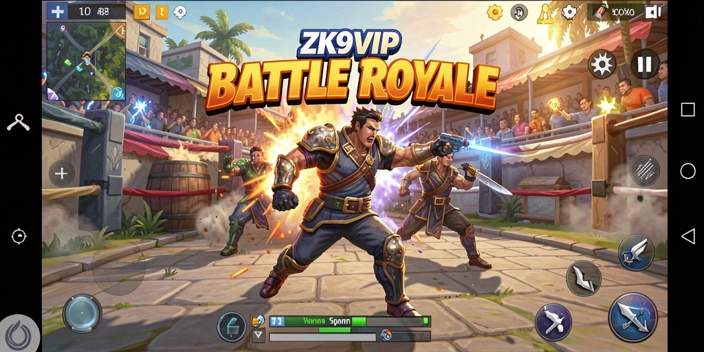 Tangkapan layar aksi gameplay intens di ZK9VIP.
